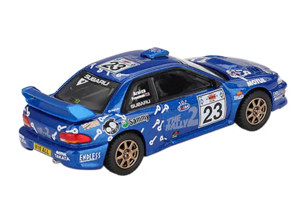Subaru Impreza WRC99 #23 Richard Burns - Roger Freeman "Acropolis Rally" (2000) Limited Edition 1/64 Diecast Model Car by Mini GT #3