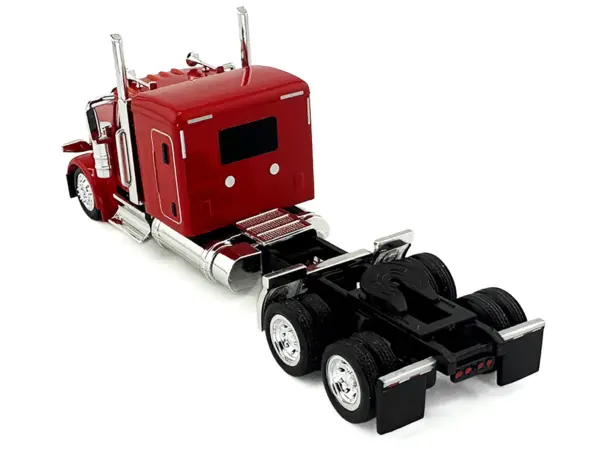 Peterbilt 589 Truck with 72 Inch Sleeper Red 1/87 (HO) Plastic Model Car by HO Logistics #3