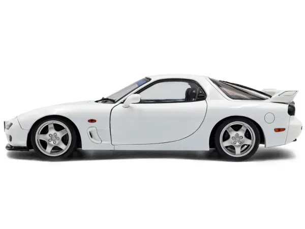 2001 Mazda RX7 Type RS (FD3S) RHD (Right Hand Drive) White 1/18 Diecast Model Car by Solido #3