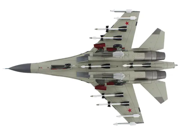 Sukhoi Su-30Mk Flanker Fighter Aircraft "502" (2011) Russian Air Force "Air Power Series" 1/72 Diecast Model by Hobby Master #4