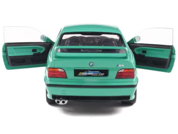 1991 BMW E36 M3 "Solido Works" Mint Green with Mint Green Interior 1/18 Diecast Model Car by Solido #5
