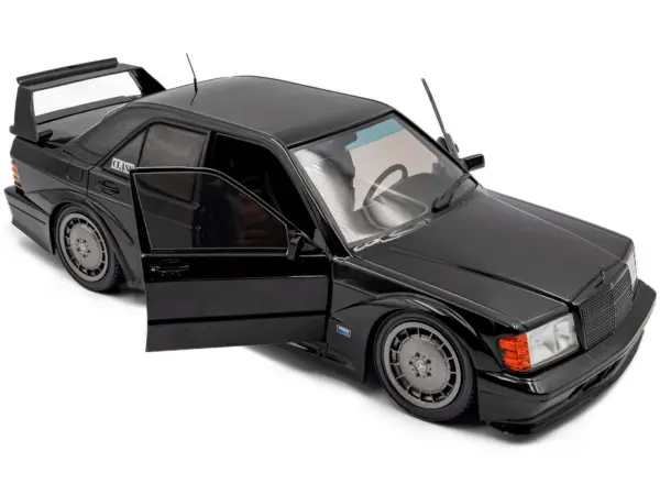 Mercedes Benz 190 Evolution II (W201) "Solido Works" Black 1/18 Diecast Model Car by Solido #2