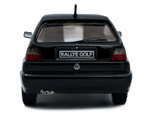 1989 Volkswagen Golf Rallye G60 Black 1/43 Diecast Model Car by Solido #4