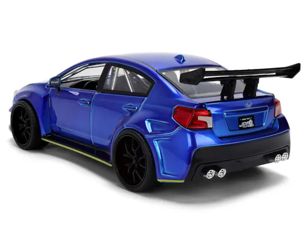 2016 Subaru WRX STI Widebody Blue Metallic "JDM Tuners" Series 1/24 Diecast Model Car by Jada #5