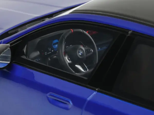 2024 BMW M5 (G90) Marina Bay Blue Metallic with Black Top 1/18 Model Car by GT Spirit #2