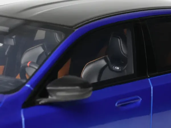 2024 BMW M5 (G90) Marina Bay Blue Metallic with Black Top 1/18 Model Car by GT Spirit #3