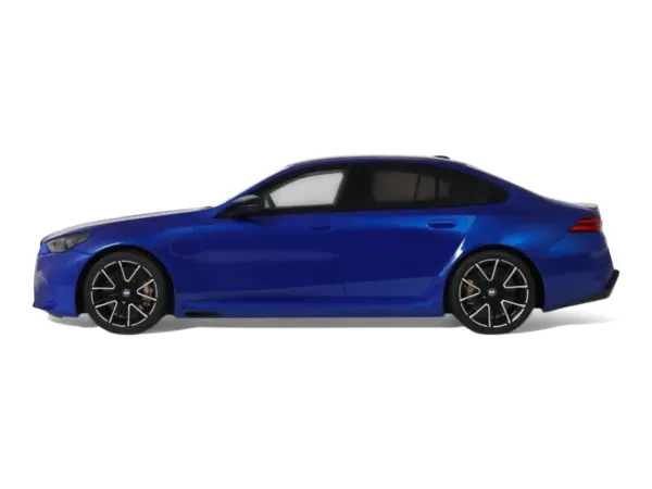 2024 BMW M5 (G90) Marina Bay Blue Metallic with Black Top 1/18 Model Car by GT Spirit #4