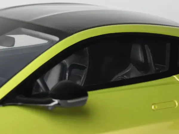 2024 Aston Martin Vantage Cosmopolitan Yellow Metallic with Black Top 1/18 Model Car by GT Spirit #3