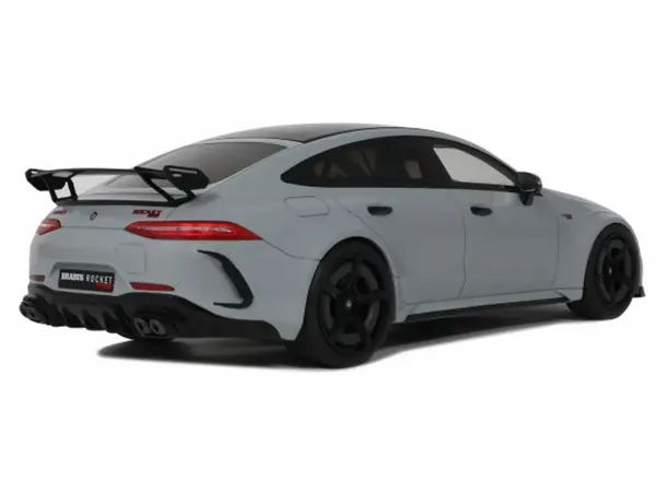 2024 Brabus Rocket 1000 Nardo Gray with Black Top 1/18 Model Car by GT Spirit #5
