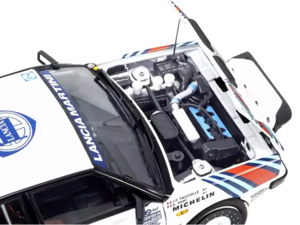Lancia Delta HF 4WD #3 Bruno Saby - Jean-Francois Fauchille "Martini Racing" Winner "Rally Monte Carlo" (1988) 1/18 Diecast Model Car by Kyosho #3