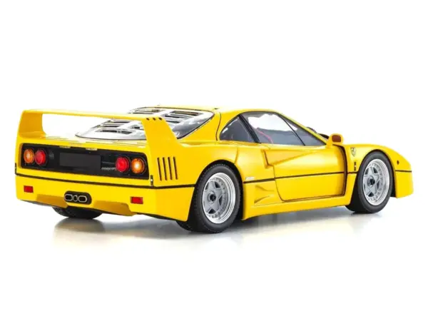 Ferrari F40 Yellow 1/18 Diecast Model Car by Kyosho #5