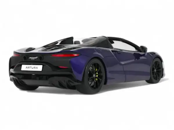 2024 McLaren Artura Spider Lantana Purple Metallic 1/18 Model Car by GT Spirit #5