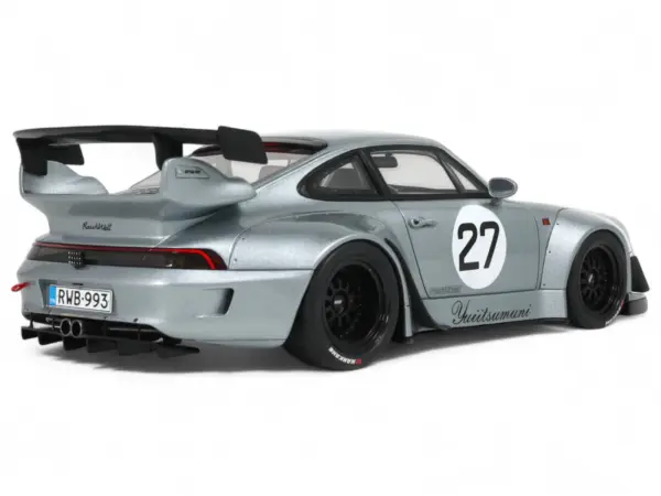 2024 RWB Yuiitsumuni #27 Silver Metallic 1/18 Model Car by GT Spirit #5