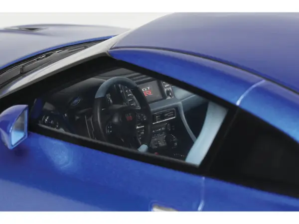 2024 Nissan GT-R Skyline Edition Bayside Blue Metallic 1/18 Model Car by GT Spirit #3
