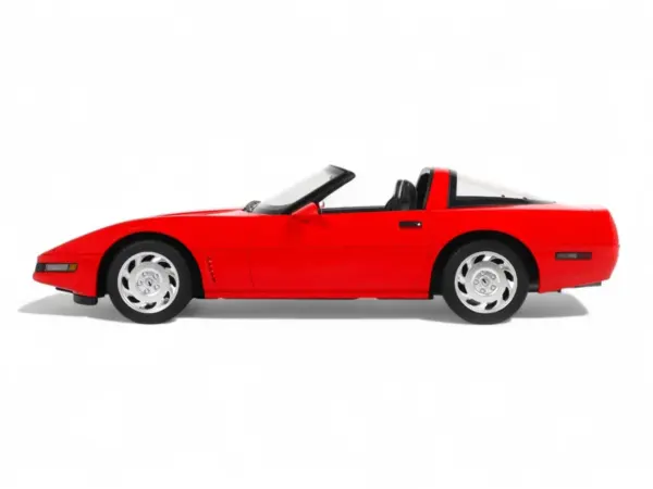 1995 Chevrolet Corvette C4 Convertible Torch Red 1/18 Model Car by GT Spirit #4