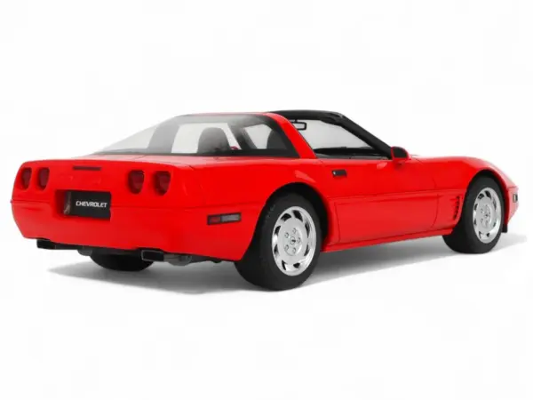 1995 Chevrolet Corvette C4 Convertible Torch Red 1/18 Model Car by GT Spirit #5