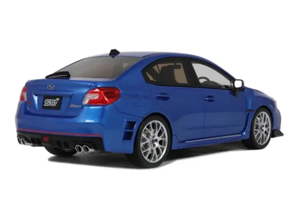 2015 Subaru WRX Sti S207 RHD (Right Hand Drive) Blue Pearl Metallic Limited Edition to 2000 pieces Worldwide 1/18 Model Car by Otto Mobile #5