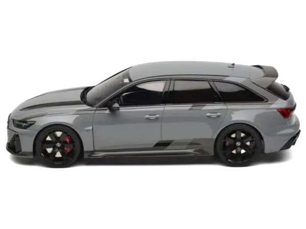 2024 Audi RS 6 GT Gray 1/18 Model Car by GT Spirit #2