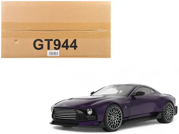 2023 Aston Martin Valour Purple Metallic 1/18 Model Car by GT Spirit #1