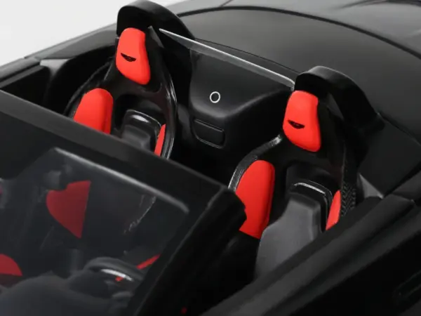 2023 Aston Martin V12 Vantage Roadster Onyx Black 1/18 Model Car by GT Spirit #3