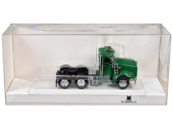 Kenworth T800 Day Cab Green 1/87 (HO) Scale Plastic Model Car by HO Logistics #1