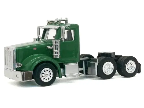 Peterbilt 367 Day Cab Green 1/87 (HO) Scale Plastic Model Car by HO Logistics #2