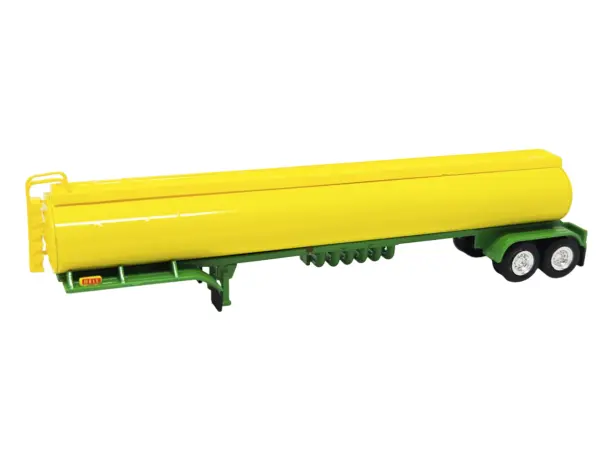 Tanker Trailer Yellow and Green 1/87 (HO) Scale Plastic Model by HO Logistics #2