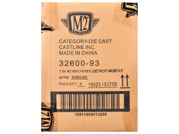 "Auto Meets" Set of 6 Cars IN DISPLAY CASES Release 93 Limited Edition 1/64 Diecast Model Cars by M2 Machines #3