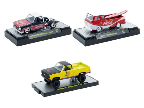 "Sodas" Set of 3 pieces Release 61 Limited Edition to 10000 pieces Worldwide 1/64 Diecast Model Cars by M2 Machines #2