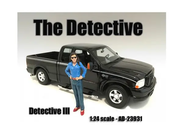 "The Detective #3" Figure For 1:24 Scale Models by American Diorama #1