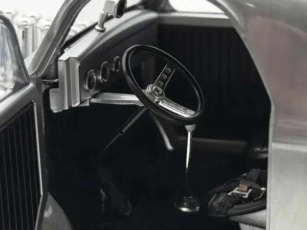 1940 Gasser "Hammered Steel" Raw Metal Limited Edition to 306 pieces Worldwide 1/18 Diecast Model Car by ACME #4