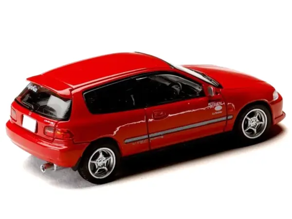 Honda Civic (EG6) RHD (Right Hand Drive) "Myogi Night Kids" Red "Initial D" (1995-2013) Manga "Diorama Set Series" 1/64 Diecast Model car by Hobby Japan #3
