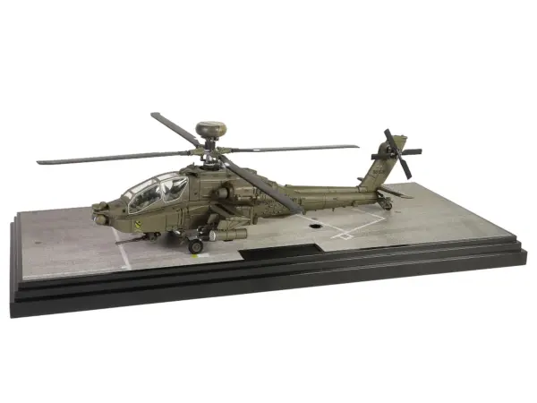 Boeing Apache AH-64D Longbow Attack Helicopter "99-5135 of C Company 1-227 ATKHB 1st Cavalry Division 11th Aviation Regiment (Attack) Karbala Operation Iraq Freedom" (2003) United States Army 1/72 Diecast Model by Forces of Valor #2
