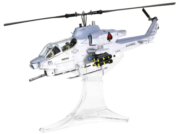 Bell AH-1W Whiskey Cobra Attack Helicopter (NTS Exhaust Nozzle) "U.S Marine Corps Squadron 267 Final Flight of the AH-1W Camp Pendleton" (23 March 2012) 1/48 Diecast Model by Forces of Valor #5
