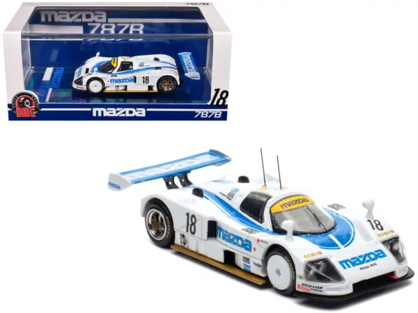 Mazda 787B #18 Stefan Johansson - David Kennedy - Maurizio Sandro Sala "Mazdaspeed" "24 Hours of Le Mans" (1991) 1/64 Diecast Model Car by BM Creations #1
