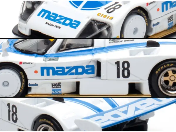 Mazda 787B #18 Stefan Johansson - David Kennedy - Maurizio Sandro Sala "Mazdaspeed" "24 Hours of Le Mans" (1991) 1/64 Diecast Model Car by BM Creations #2
