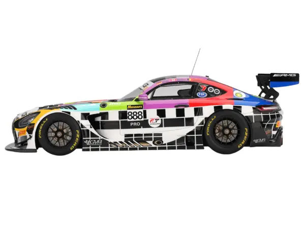 Mercedes-AMG GT3 #888 Maro Engel - Mikael Grenier - Maxime Martin "Mercedes-AMG Team GMR" Meguiar's "Bathurst 12 Hour" (2025) 1/18 Model Car by Top Speed #3