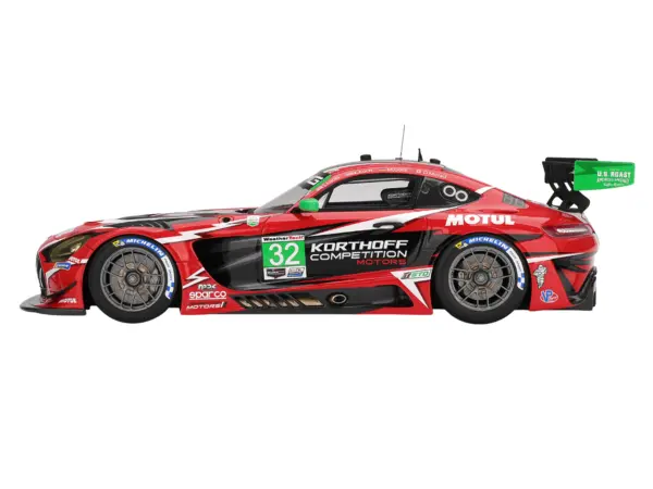 Mercedes-AMG GT3 EVO #32 Maximilian Gotz - Kenton Koch - Seth Lucas - Daniel Morad "Korthoff Competition Motors" IMSA "24 Hours of Daytona" (2025) 1/18 Model Car by Top Speed #3