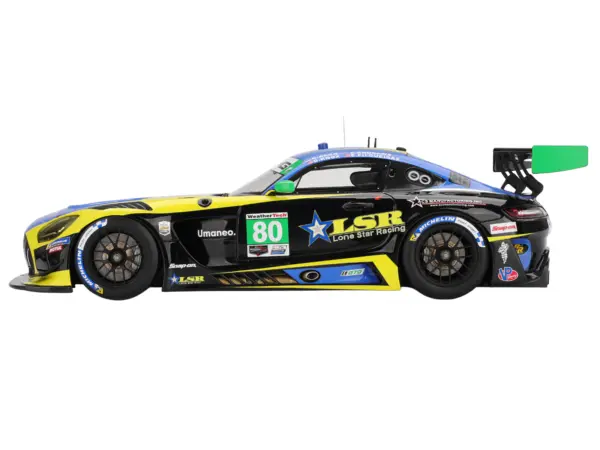 Mercedes-AMG GT3 EVO #80 Scott Andrews - Ralf Aron - Eric Filgueiras - Dan Knox "Lone Star Racing" IMSA "24 Hours of Daytona" (2025) 1/18 Model Car by Top Speed #3
