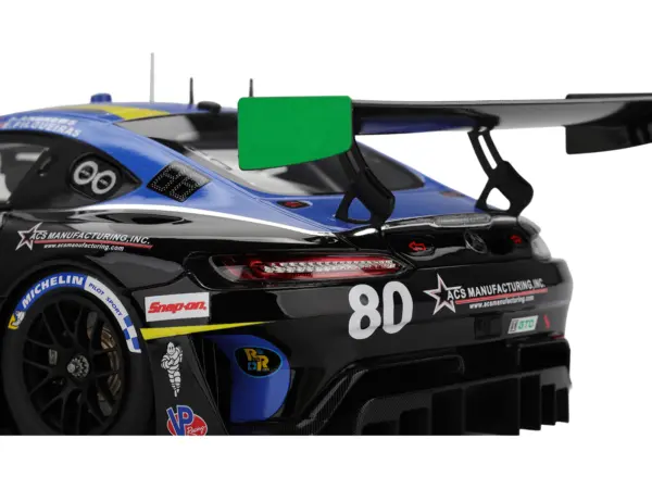 Mercedes-AMG GT3 EVO #80 Scott Andrews - Ralf Aron - Eric Filgueiras - Dan Knox "Lone Star Racing" IMSA "24 Hours of Daytona" (2025) 1/18 Model Car by Top Speed #4