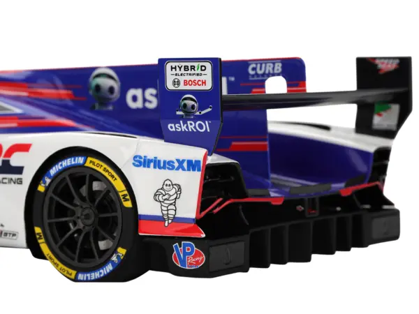 Acura ARX-06 GTP #60 Tom Blomqvist - Colin Braun - Scott Dixon - Felix Rosenqvist "Acura Meyer Shank Racing with Curb-Agajanian" 2nd Place IMSA "24 Hours of Daytona" (2025) 1/18 Model Car by Top Speed #4