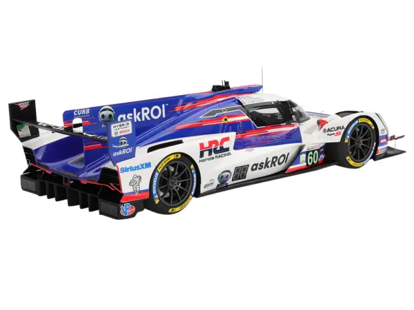Acura ARX-06 GTP #60 Tom Blomqvist - Colin Braun - Scott Dixon - Felix Rosenqvist "Acura Meyer Shank Racing with Curb-Agajanian" 2nd Place IMSA "24 Hours of Daytona" (2025) 1/18 Model Car by Top Speed #5