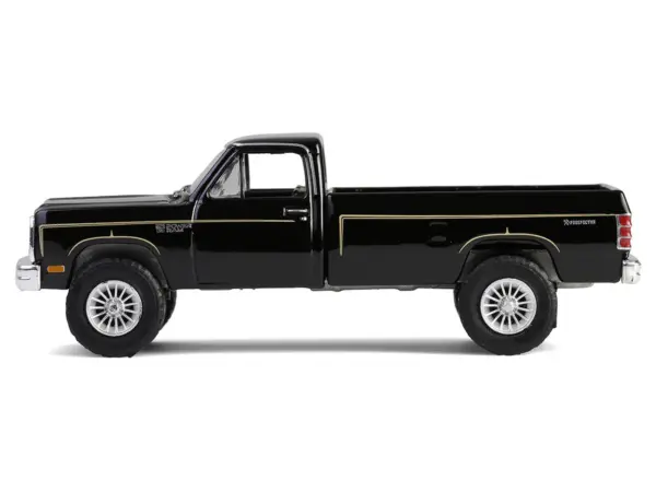 1981 Dodge Power Ram Prospector Pickup Truck Black "The A-Team" (1983-1987) TV Series "Hollywood Series" Release #43 1/64 Diecast Model Car by Greenlight #2
