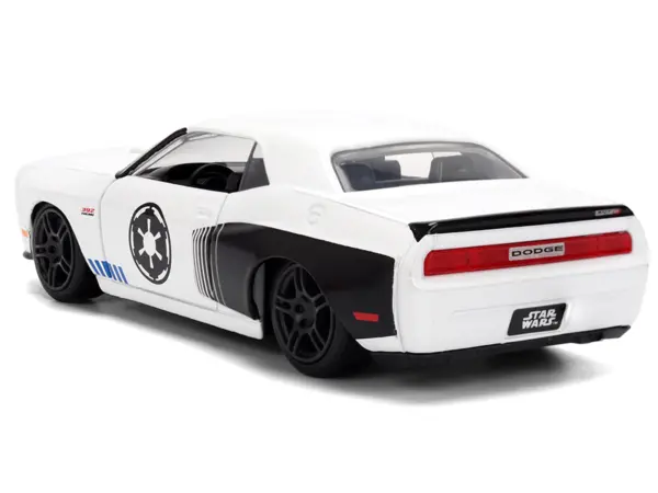 2012 Dodge Challenger SRT8 "Stormtrooper" Livery White with Graphics "Star Wars" Franchise "Hollywood Rides" Series 1/32 Diecast Model Car by Jada #5