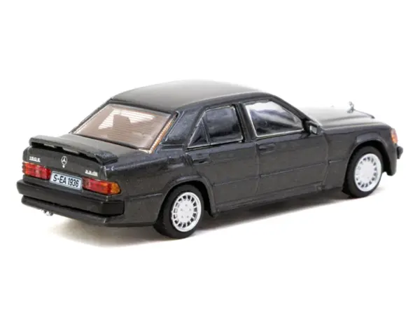 Mercedes-Benz 190 E 2.3-16 Blue-Black Metallic "Global64" Series 1/64 Diecast Model Car by Tarmac Works #2
