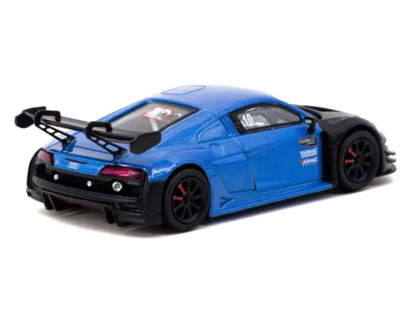 Audi R8 LMS GT3 evo II #10 "Tarmac Works 10th Anniversary" Blue Metallic and Matt Black "Hobby64" Series 1/64 Diecast Model Car by Tarmac Works #3