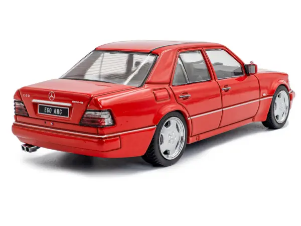 1994 Mercedes-Benz (W124) E60 AMG Signal Red 1/43 Diecast Model Car by Solido #3