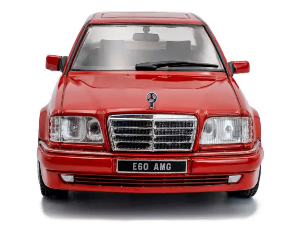 1994 Mercedes-Benz (W124) E60 AMG Signal Red 1/43 Diecast Model Car by Solido #4