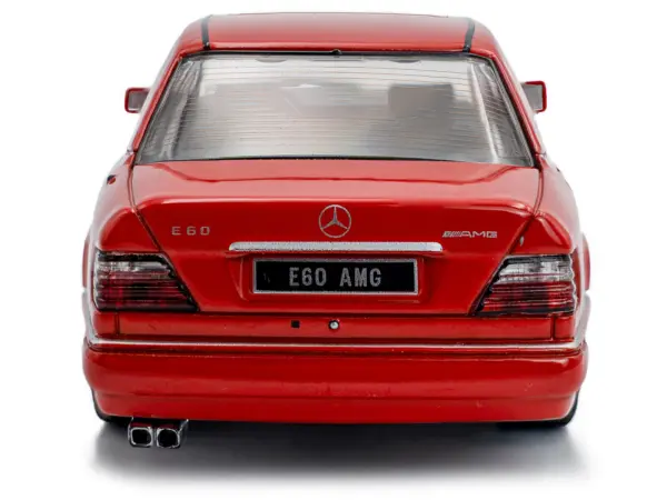 1994 Mercedes-Benz (W124) E60 AMG Signal Red 1/43 Diecast Model Car by Solido #5