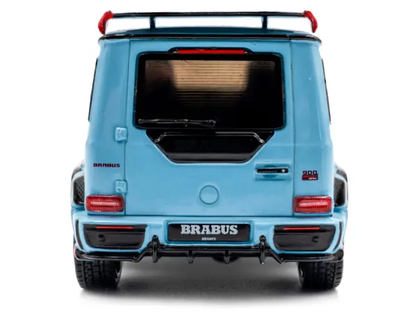 2021 Brabus Rocket 900 China Blue with Black Hood 1/43 Diecast Model Car by Solido #5